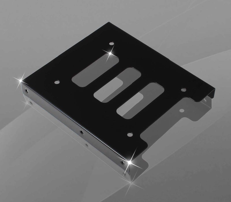 PHITUODA 8Pcs 2.5" to 3.5" SSD HDD Hard Disk Drive Bays Holder Metal Mounting Bracket Adapter with Screws for PC - Image 5